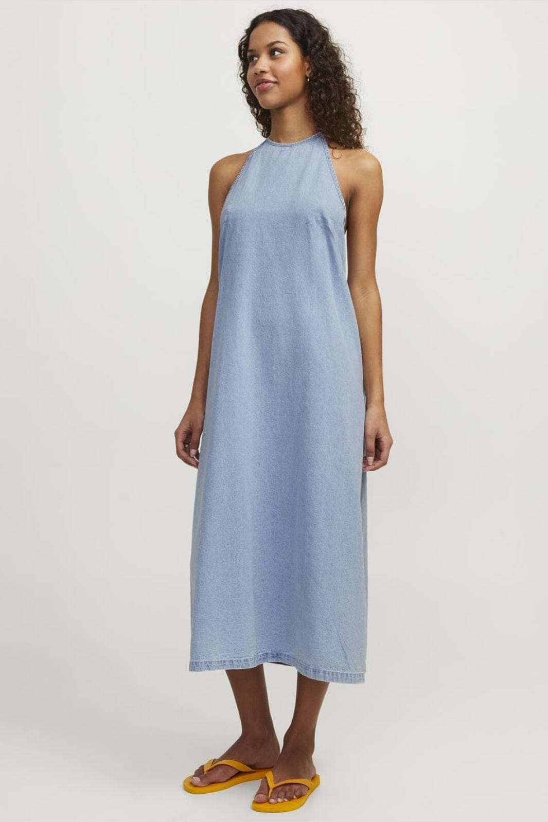 Jjxx - Jxanine Denim Long Dress - 4480417 Light Blue Denim