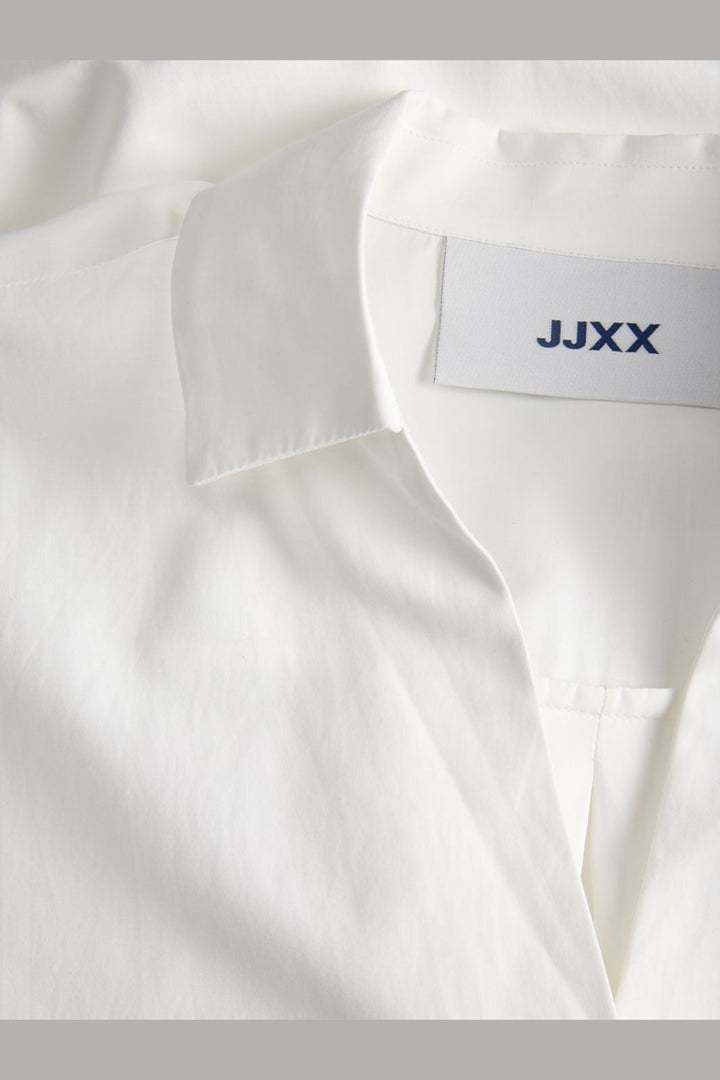 Jjxx - Jxcaro Poplin Ls Blouse - 4954861 Blanc De Blanc