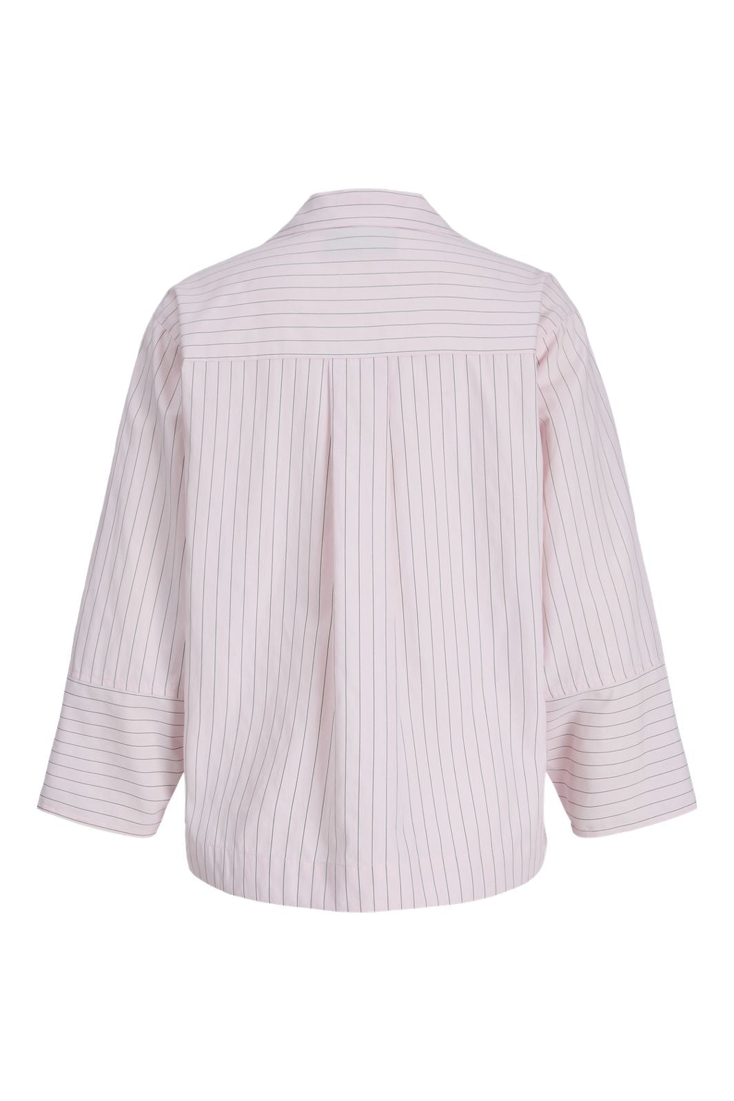 Jjxx - Jxcaro Poplin Ls Blouse - 4954862 Pink Lady Seal Brown + Blanc De Blanc