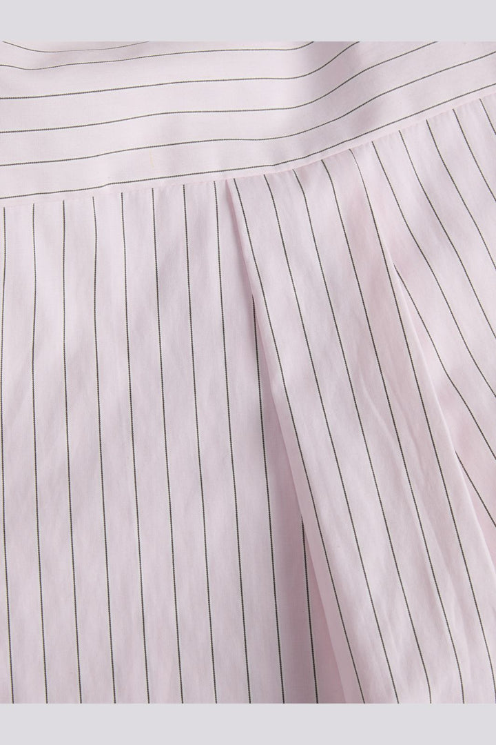 Jjxx - Jxcaro Poplin Ls Blouse - 4954862 Pink Lady Seal Brown + Blanc De Blanc