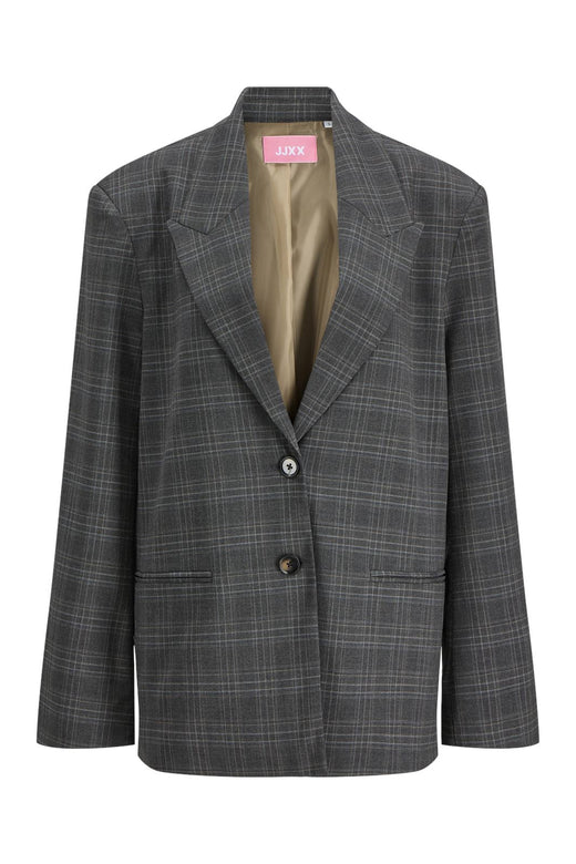 Jjxx - Jxellis Boyfriend Blazer Tlr - 4781428 Dark Grey Melange Check