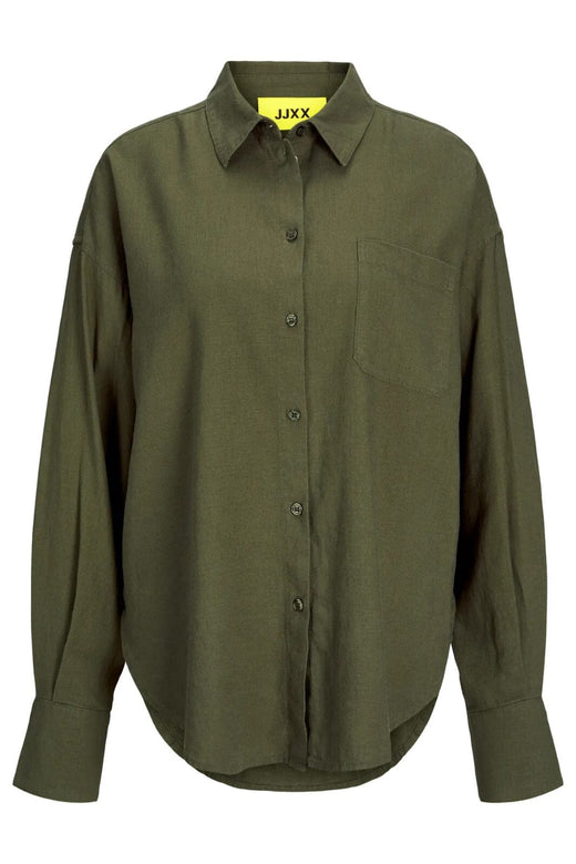 Jjxx - Jxjamie Breeze Summer Ls Shirt Sn - 4653030 Dusty Olive