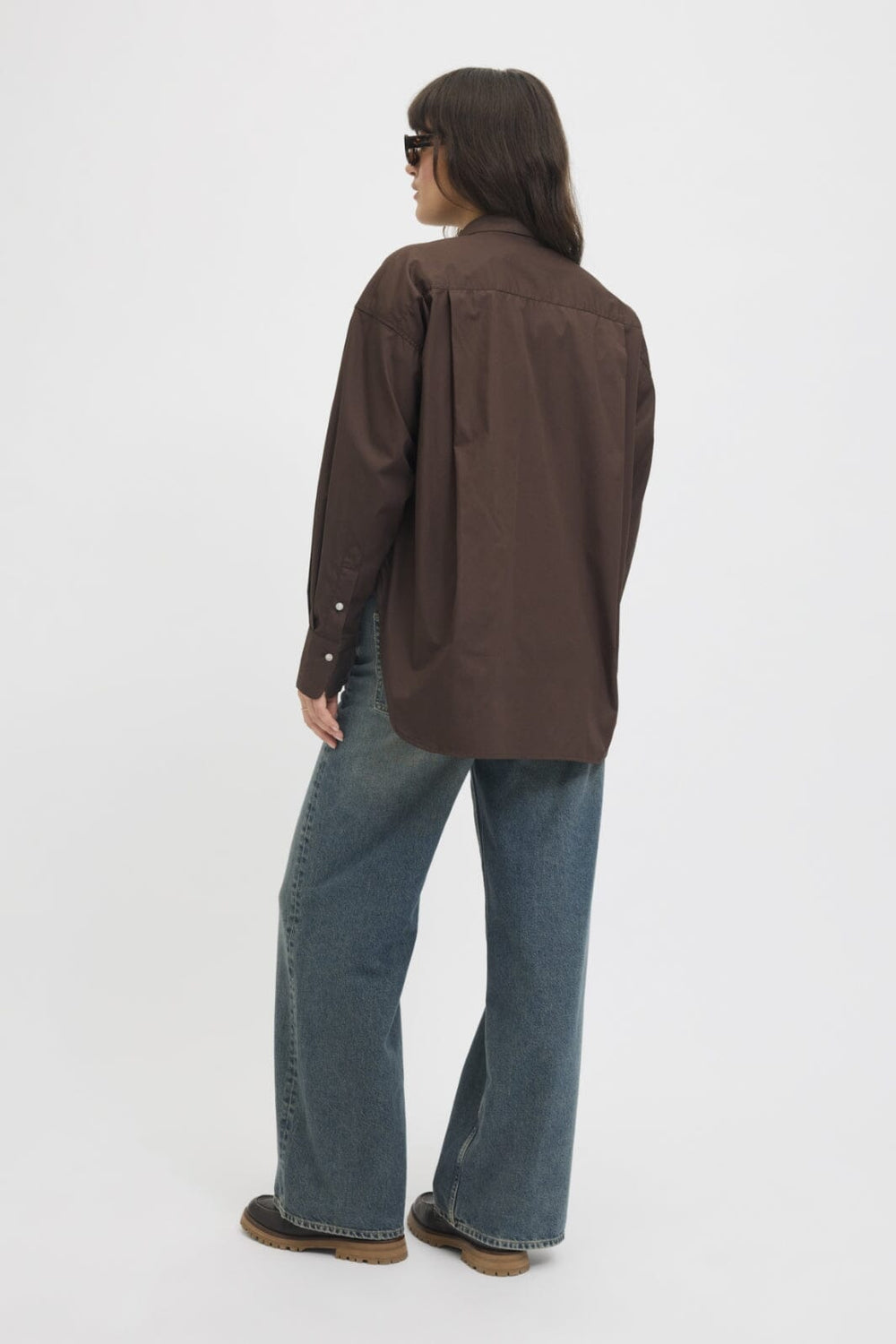 Jjxx - Jxjamie Ls Relaxed Poplin Shirt - 4817590 Bracken
