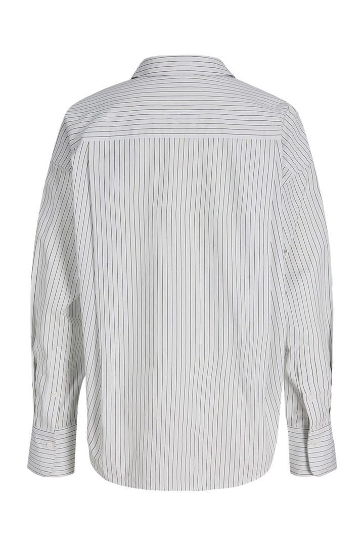 Jjxx - Jxjamie Ls Relaxed Poplin Shirt - 4919749 Skyway Stripes