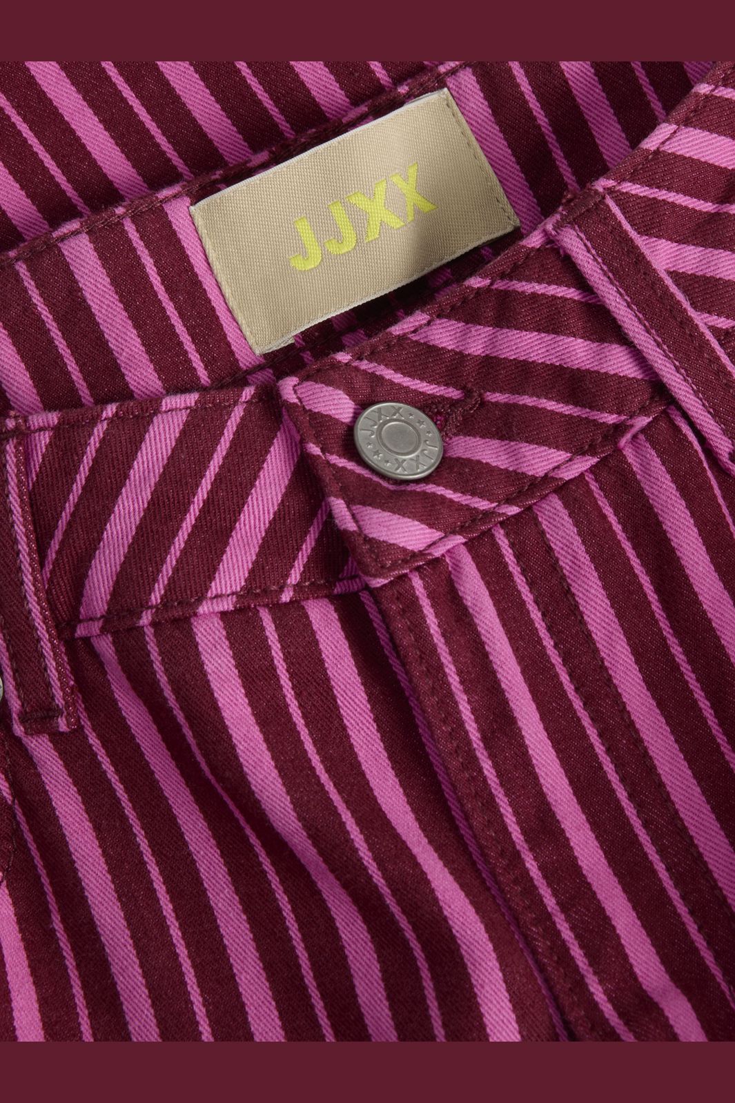 Jjxx - Jxmaddy Wide Pant Sn - 4917984 Cabernet Fiji Flower