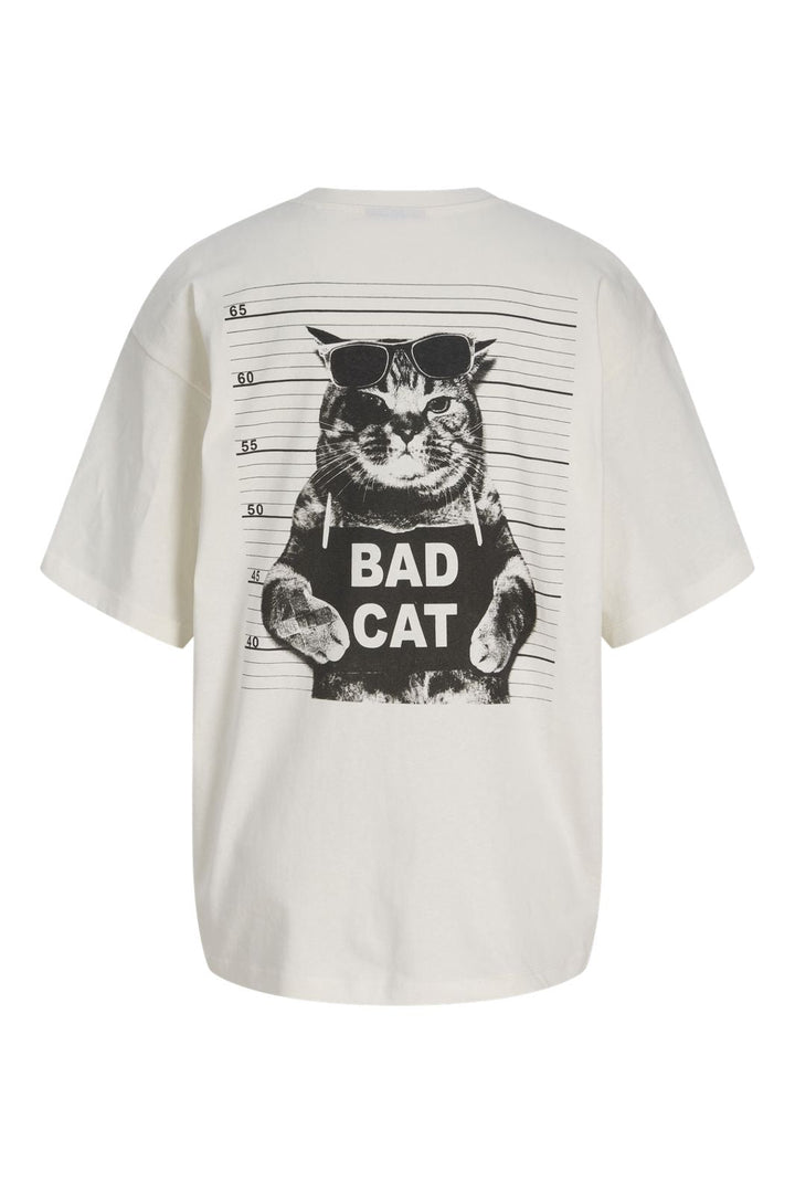 Jjxx - Jxmillow Loose Ss Tee Sp226 - 4979723 Vanilla Ice Bad Cat