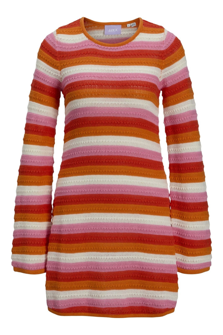 Jjxx - Jxrory Dress Knit - 4777533 Persimmon Orange /Multi Color