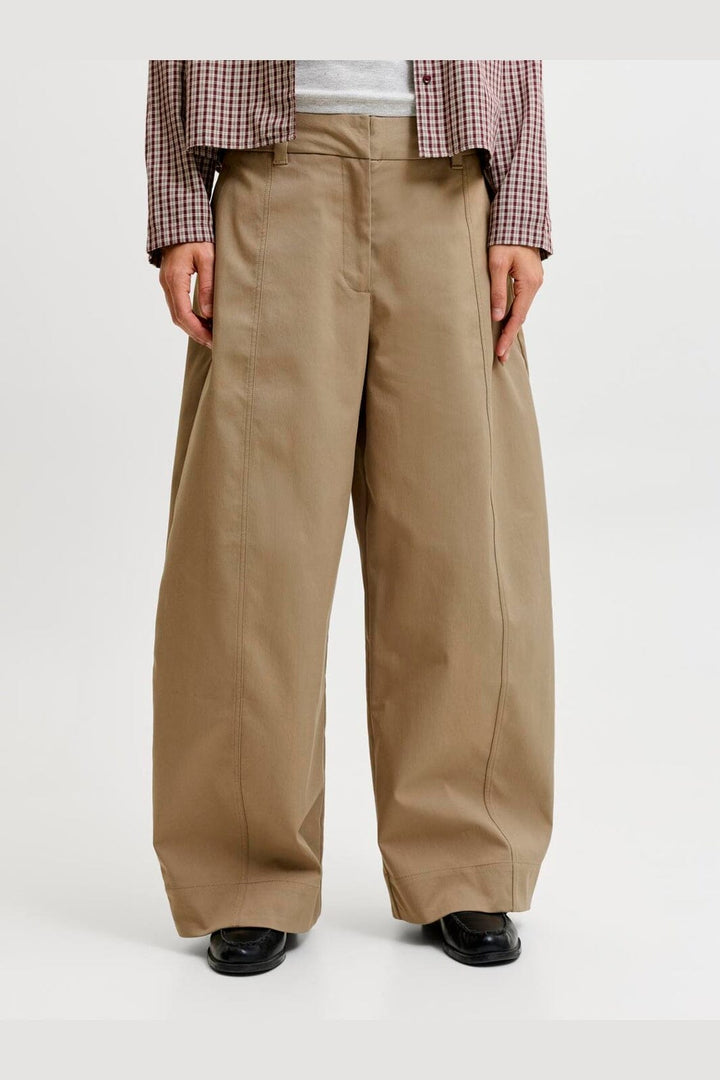 Jjxx - Jxruby Suma Baggy Barrel Pants - 5077734 Petrified Oak