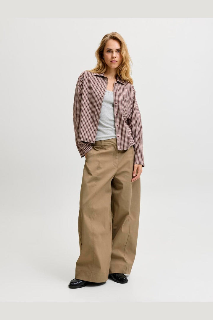 Jjxx - Jxruby Suma Baggy Barrel Pants - 5077734 Petrified Oak