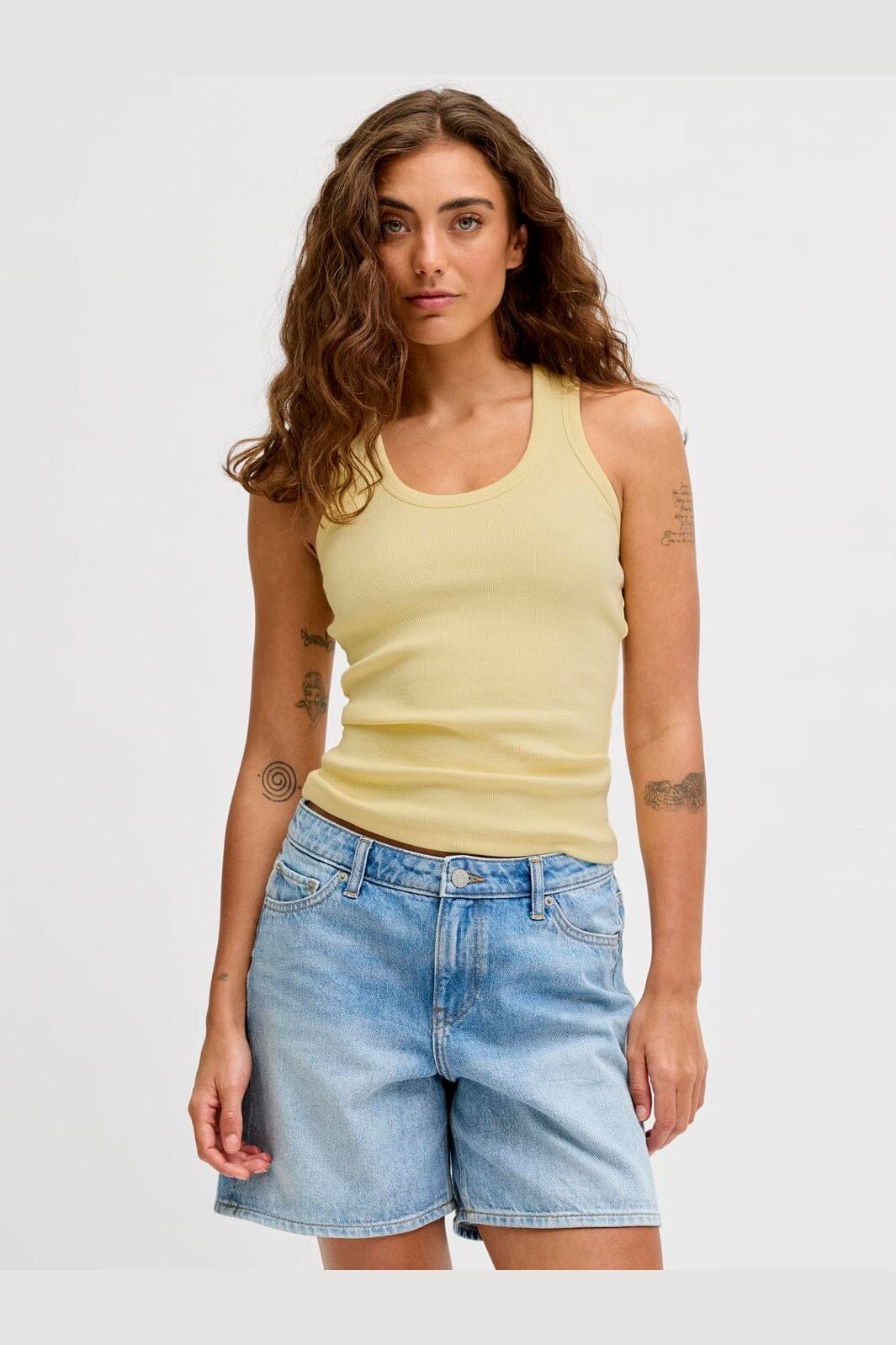 Jjxx - Jxseville Short Shorts Ln - 4905674 Light Blue Denim