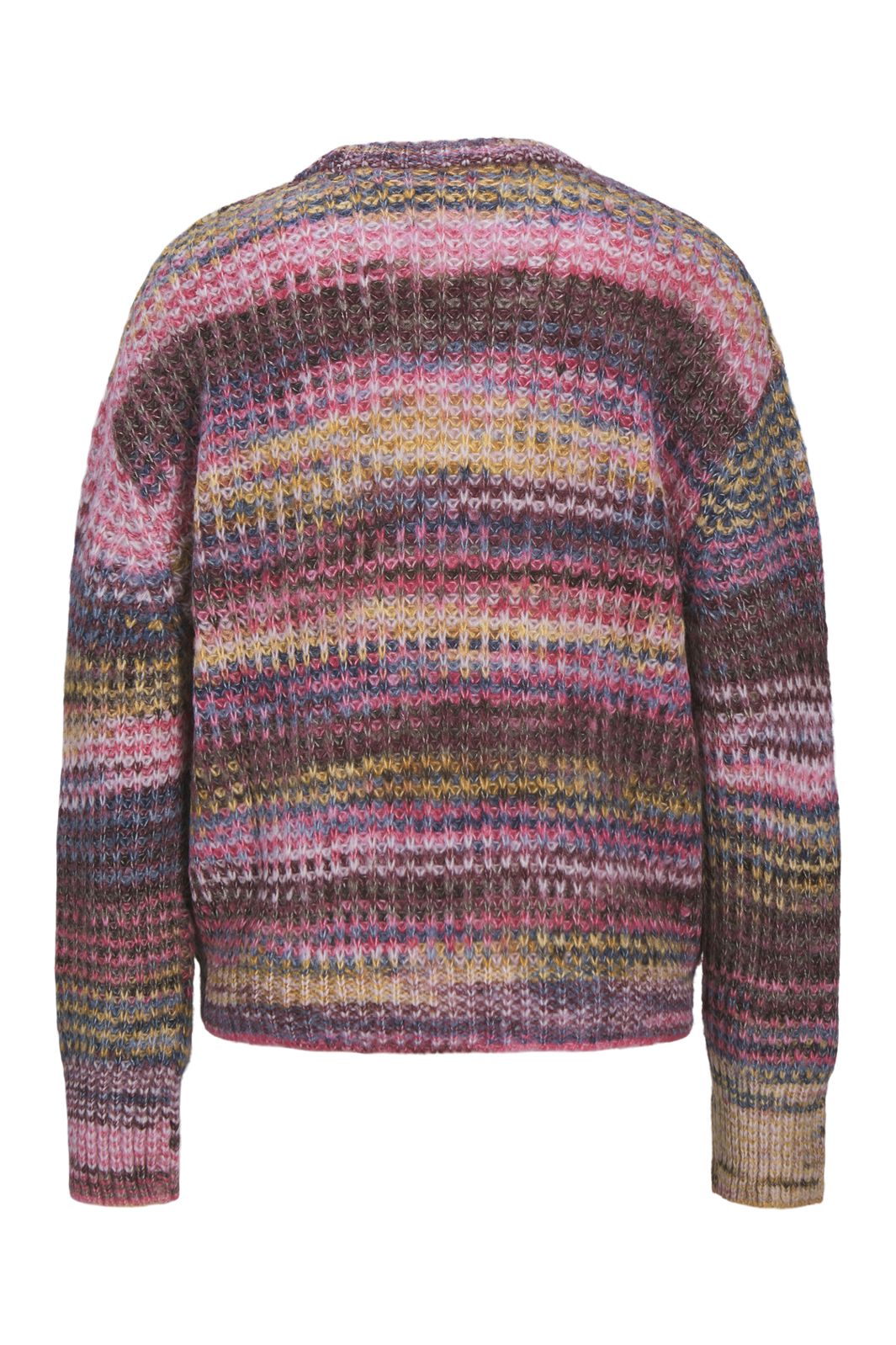 Jjxx - Jxsimone Space Dye Crew Neck Knit Sn - 4809111 Cabernet /Multi Space Dye