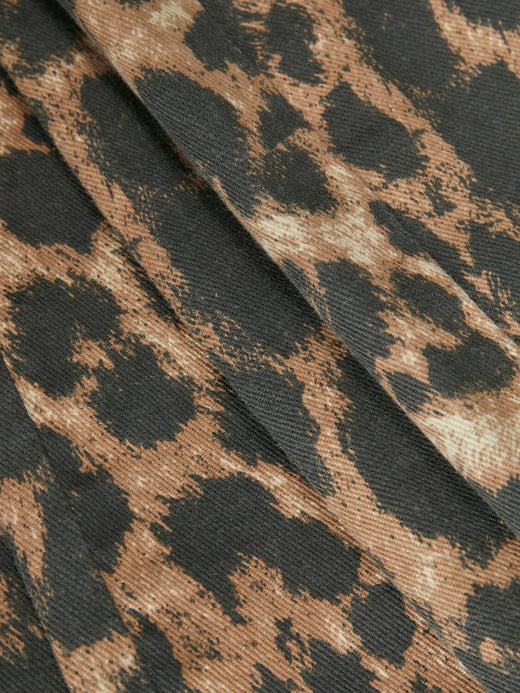 Jjxx - Jxtatiana Leo Slim Stra Pant - 4705752 Cornstalk Leopard Bukser 