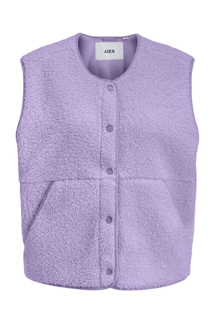 Jjxx - Jxvera Teddy Vest Sn - 4969171 Purple Rose