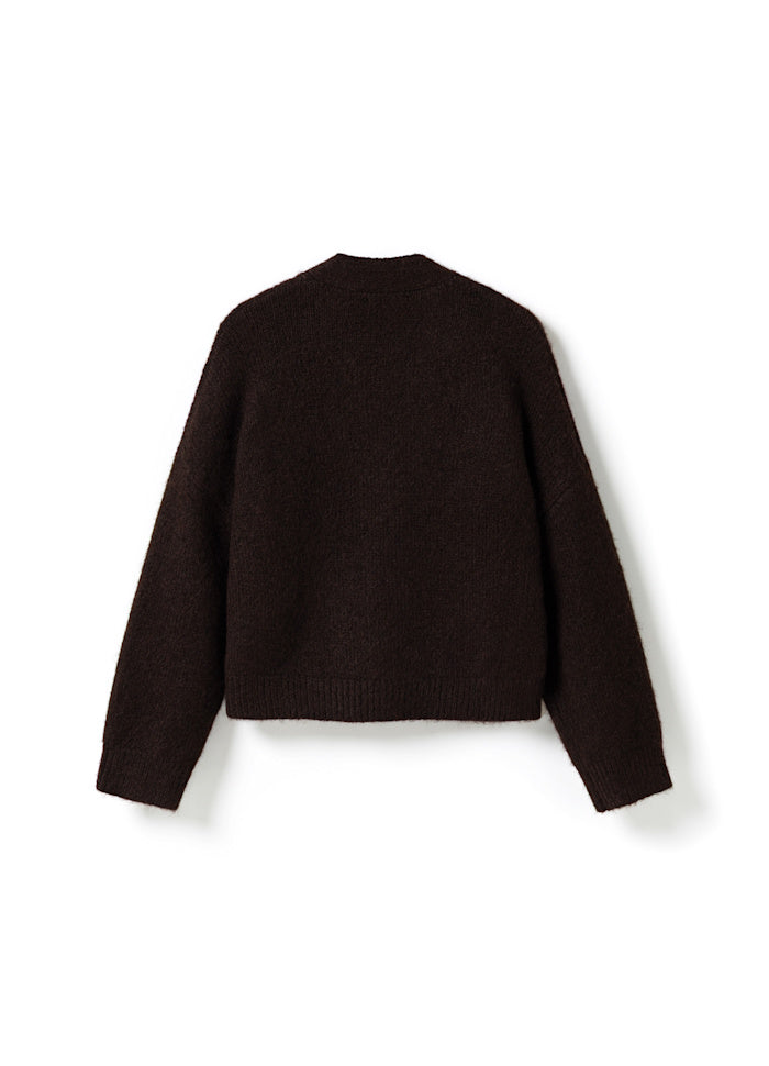 Noella - N-Laiana Knit Cardigan 16100001 - 674 - Chocolate