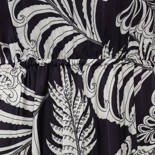 Karmamia - Ava Maxi Dress 2369 - Navy Palm Kjoler 