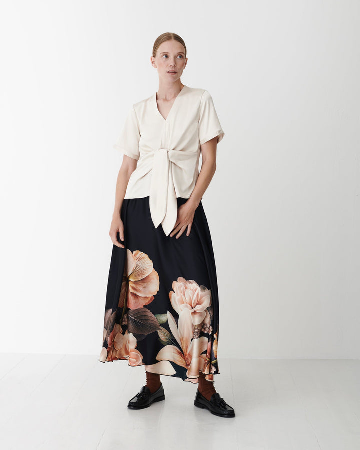 Karmamia - Blair Blouse (Short) 2175 - Semi Rich Porcelain Bluser 