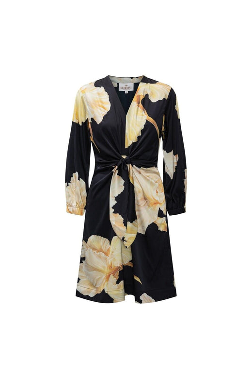 Karmamia - Faye Mini Dress 2350 - Gold Maxi Flower