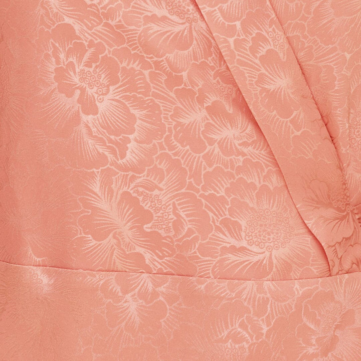 Karmamia - Iris Dress - Peach Flower Jacquard