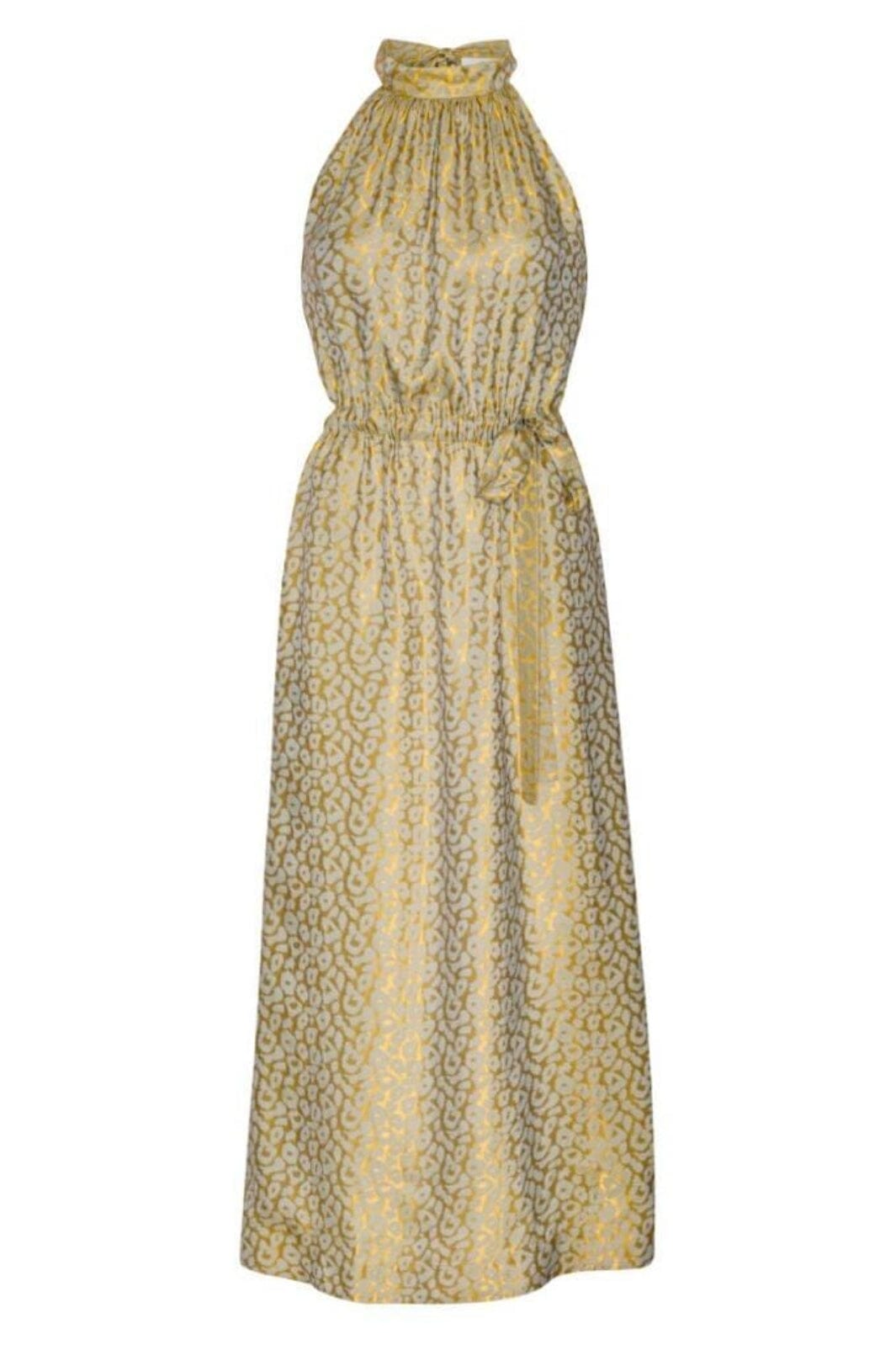 Karmamia - Layla Dress - Gold Leo Silk