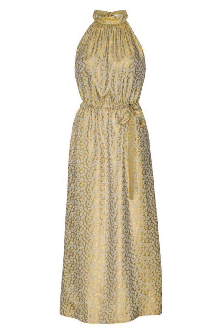 Karmamia - Layla Dress - Gold Leo Silk