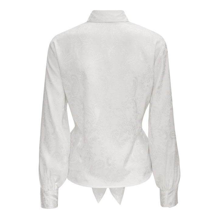 Karmamia - Lee Shirt - White Paisley Jacquard