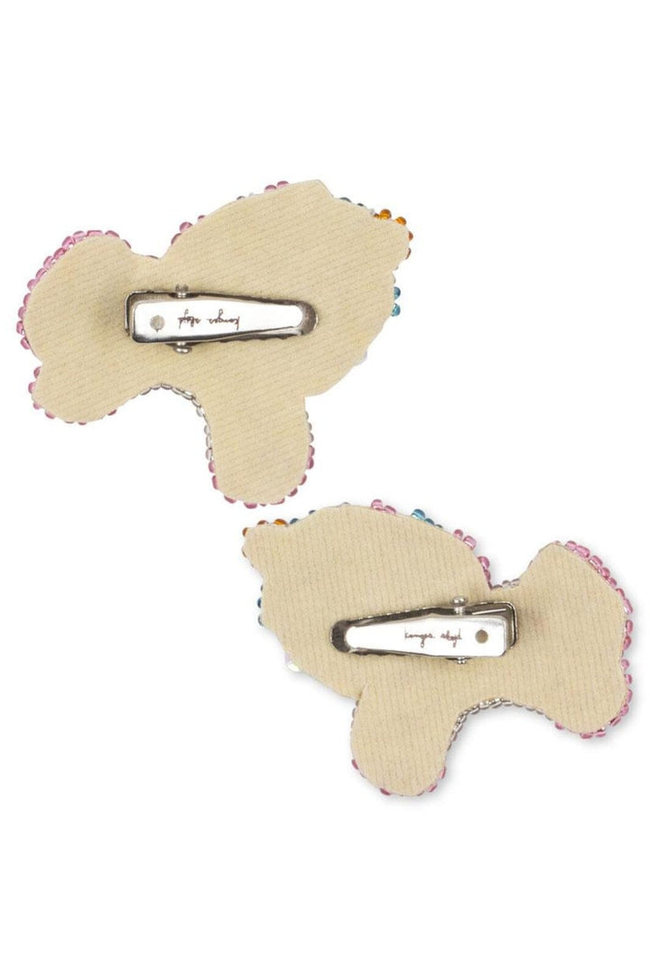 Konges Sløjd - 2 Pack Unicorn Beaded Hair Clips Ks103653 - Unicorn
