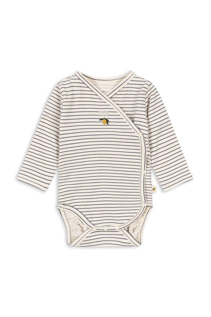 Konges Sløjd - Basic Ls Newborn Body Gots Ks105897 - Stripe Como