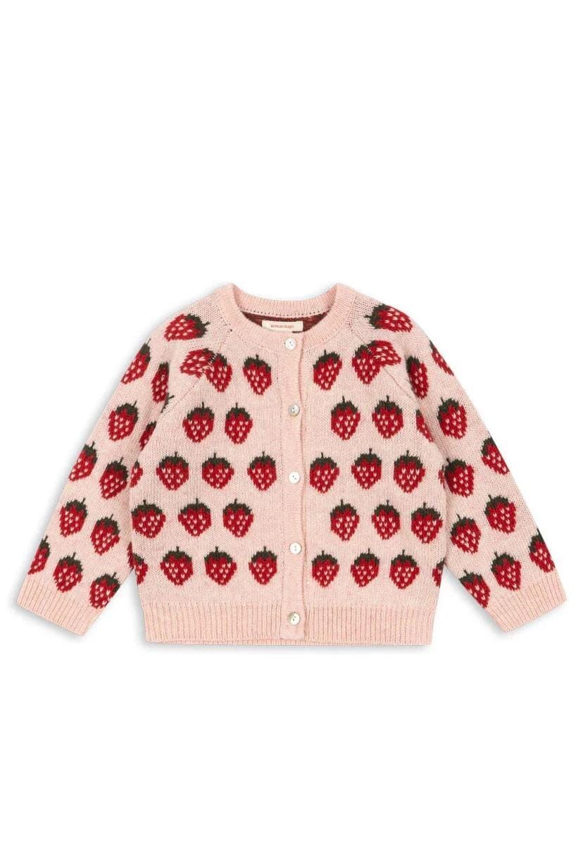 Konges Sløjd - Belou Knit Cardigan Ks104693 - Strawberry Cardigans 