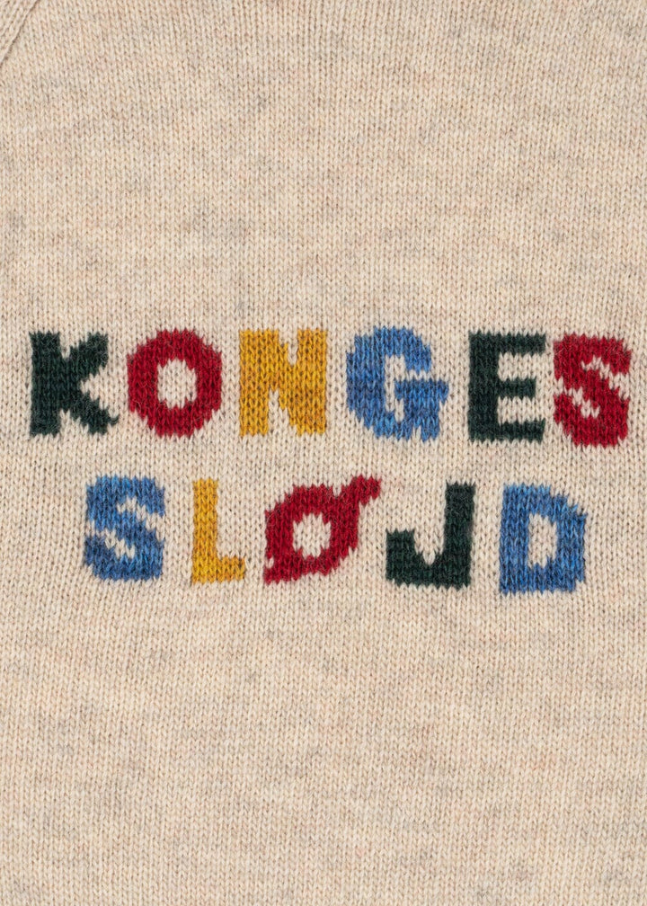 Konges Sløjd - Billi Knit Sweater Ks105921 - Off White Strikbluser 