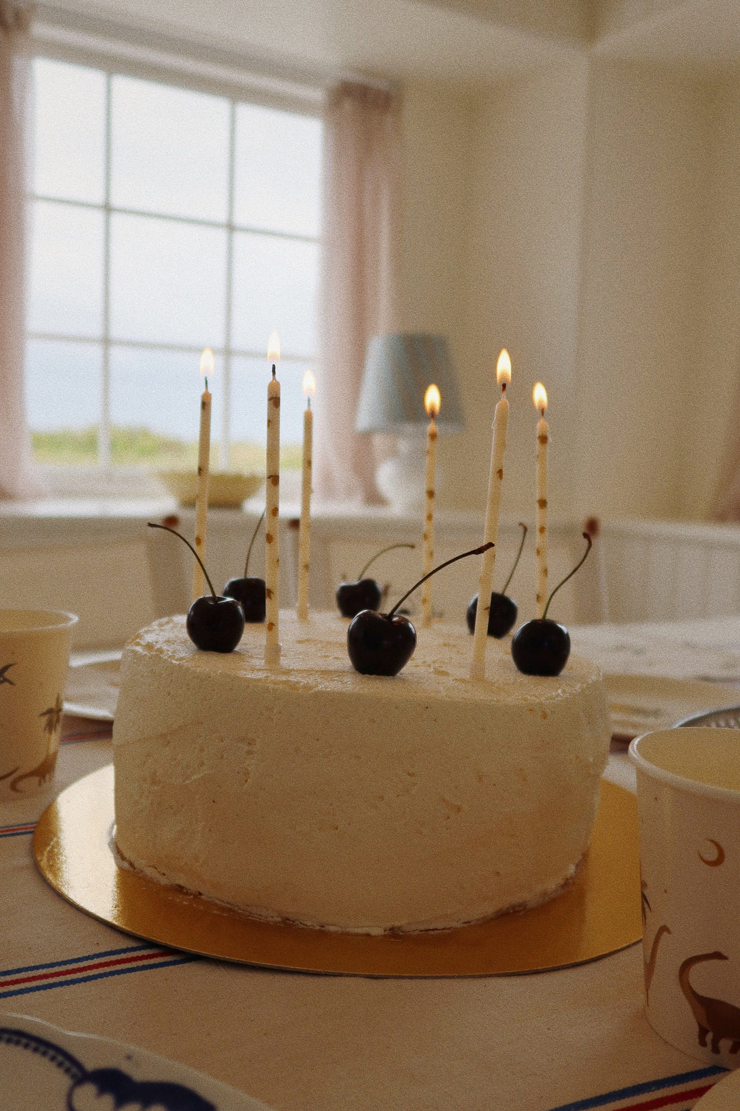 Konges Sløjd - Birthday Candles Print - Lemon