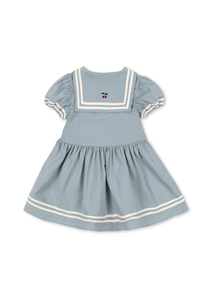 Konges Sløjd - Celebration Allie Sailor Dress Gots Ks103567 - Ashley Blue Kjoler 