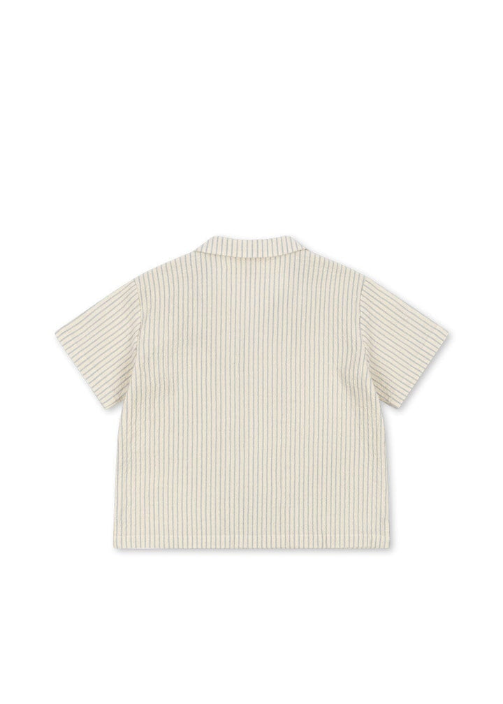 Konges Sløjd - Celebration Elliot Ss Shirt Gots Ks103561 - Cloud Stripe Bluser 