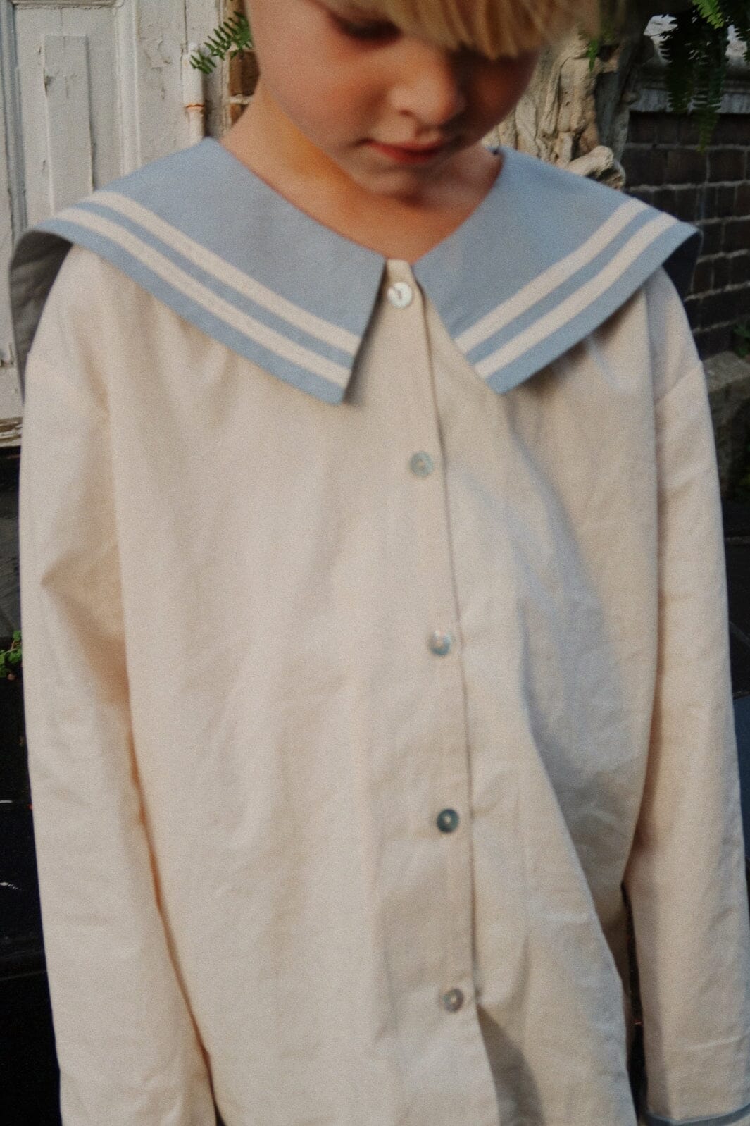 Konges Sløjd - Celebration Sailor Shirt Gots Ks103565 - Ashley Blue Bluser 