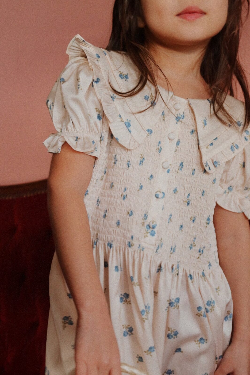 Konges Sløjd - Celebration Sheeny Smock Dress Ks103568 - Rosa Bleu Kjoler 