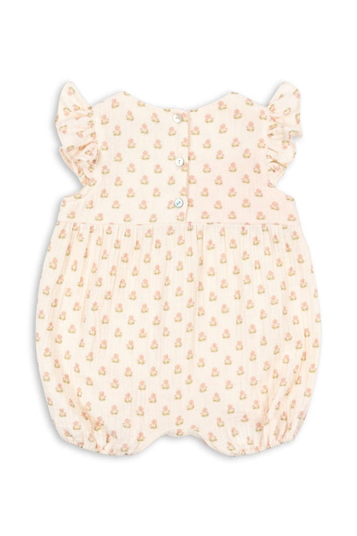 Konges Sløjd - Coco Frill Romper Gots Ks104741 - Carta Rosa