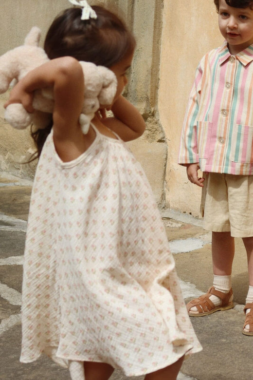 Konges Sløjd - Coco Strap Dress Gots Ks104744 - Carta Rosa