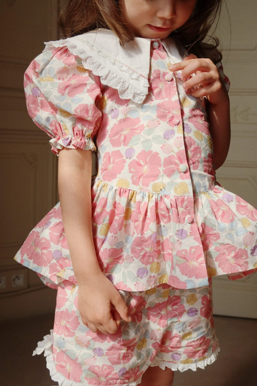 Konges Sløjd - Coeur Collar Shirt Gots Ks102850 - Fleur Anglaise