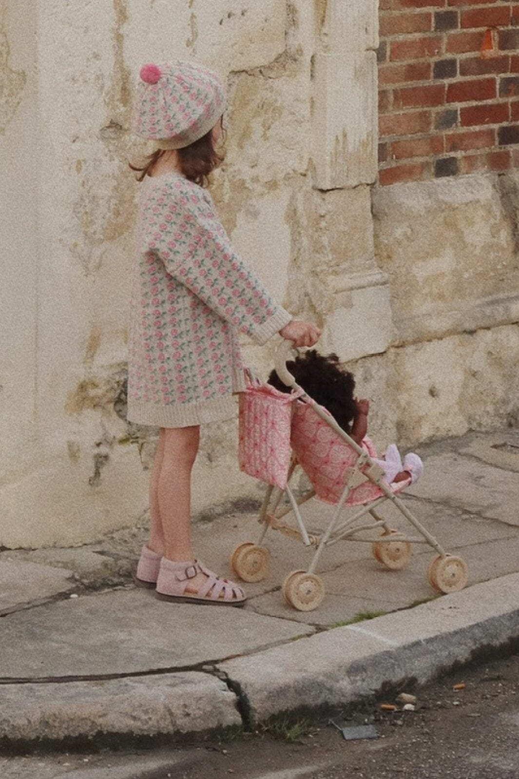 Konges Sløjd - Doll Stroller Ks102660 - Lacy Pink