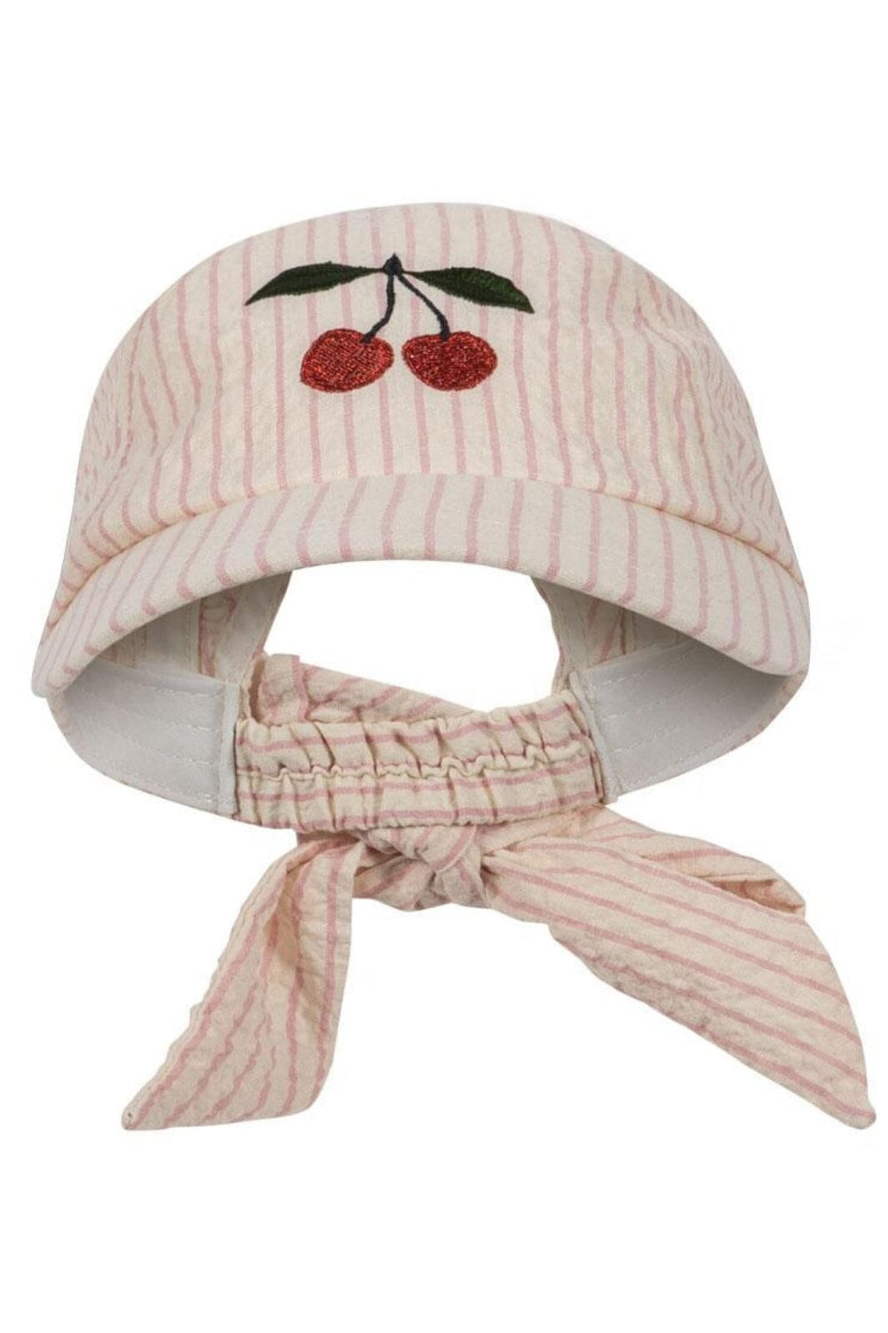 Konges Sløjd - Ellie Bow Cap Gots Ks103078 - Peony Stripe