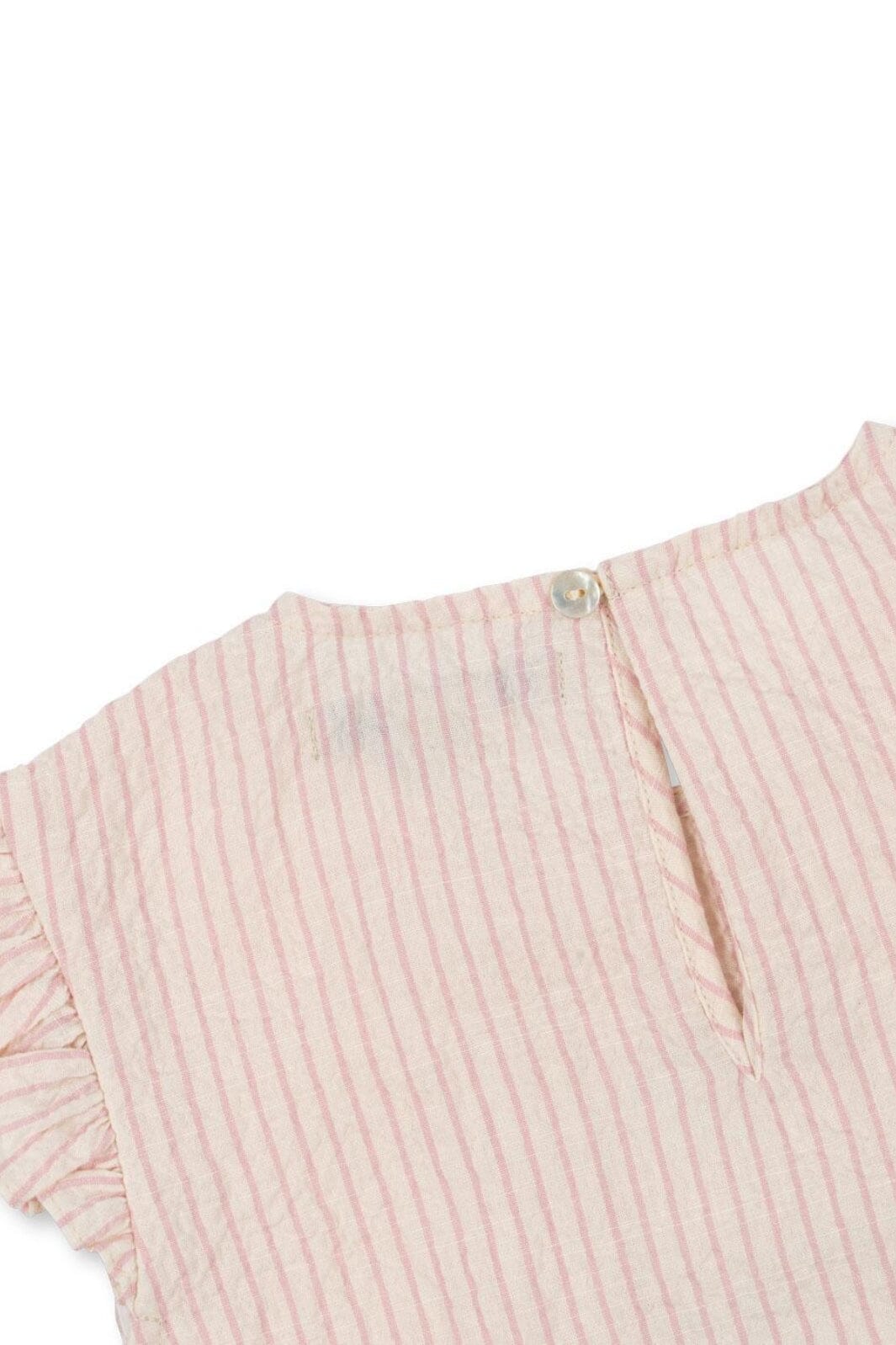 Konges Sløjd - Ellie Frill Top Gots Ks103070 - Peony Stripe