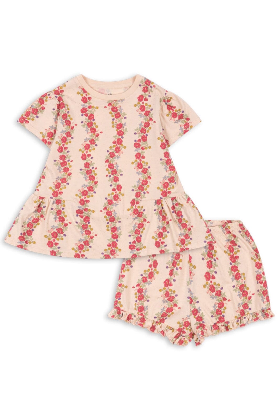 Konges Sløjd - Famo Frill Set Gots Ks102601 - Floria Pink