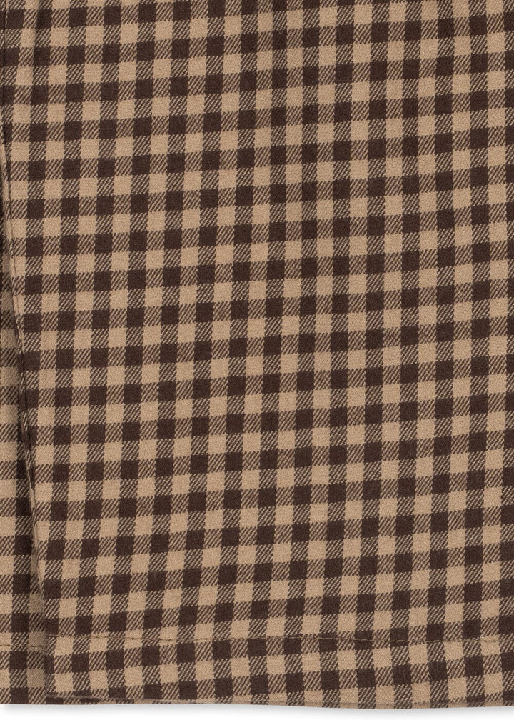 Konges Sløjd - Foret Pants Gots Ks106475 - Chocolate Check Bukser 