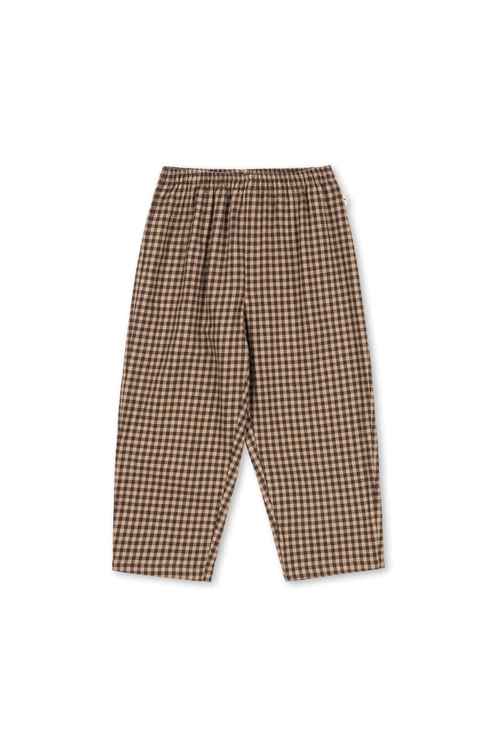 Konges Sløjd - Foret Pants Gots Ks106475 - Chocolate Check Bukser 