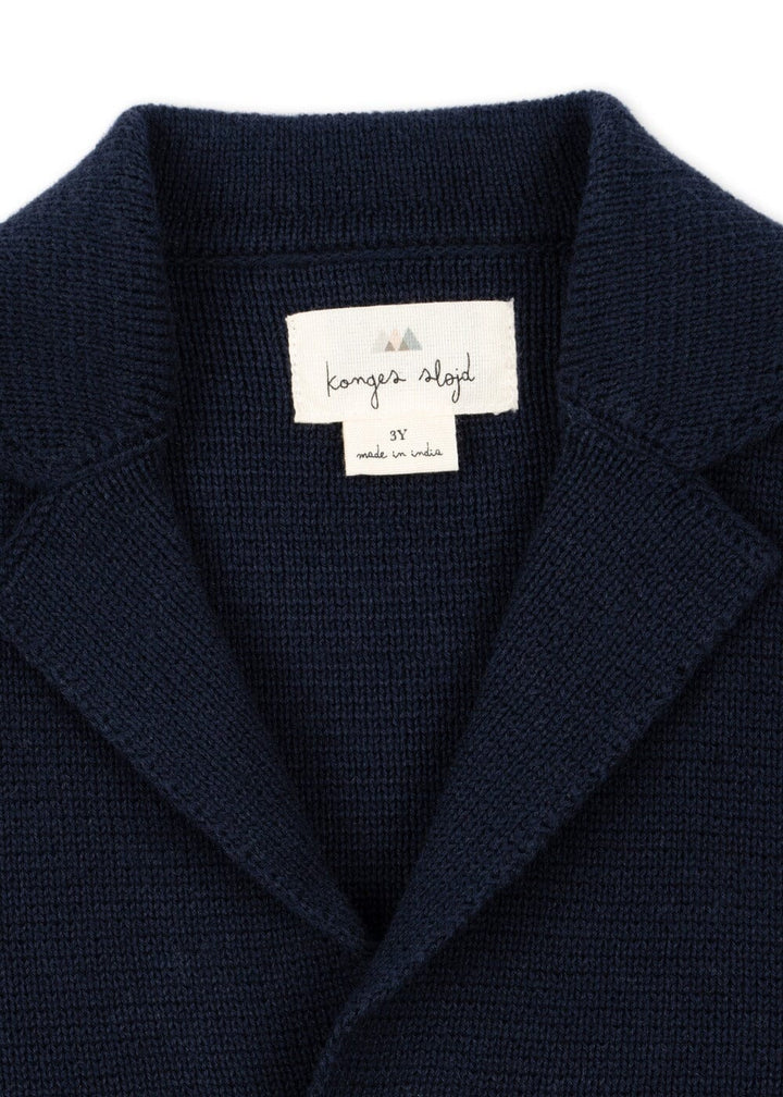 Konges Sløjd - Gabriel Knitted Blazer Gots Ks107791 - Dark Navy Blazere 