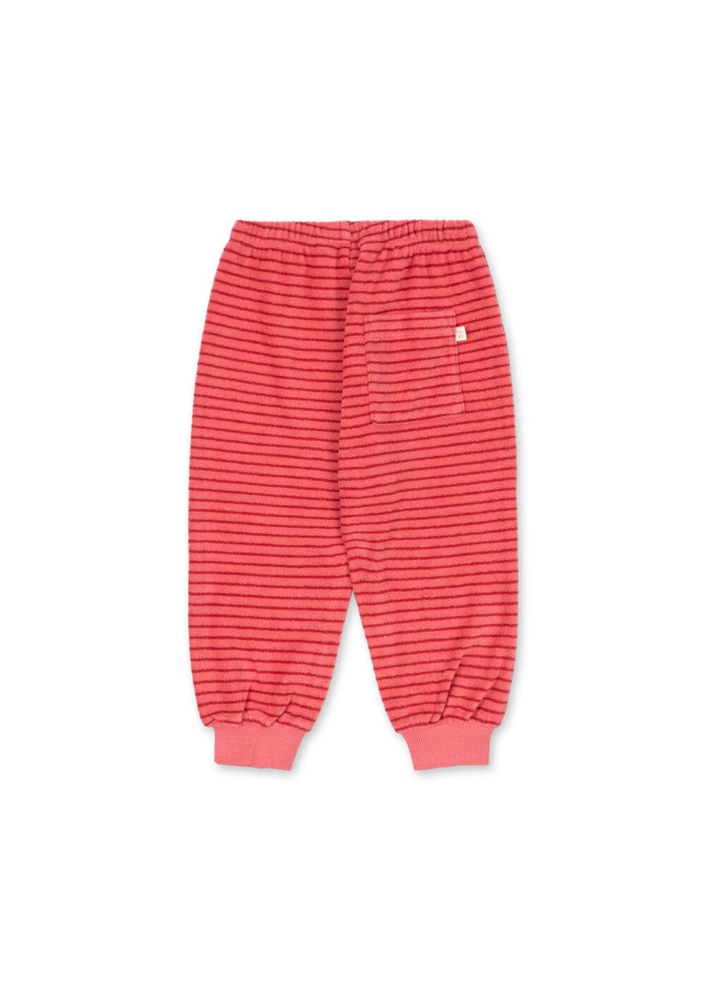 Konges Sløjd - Itty Sweat Pants Gots Ks106044 - Cardinal Rose Stripe