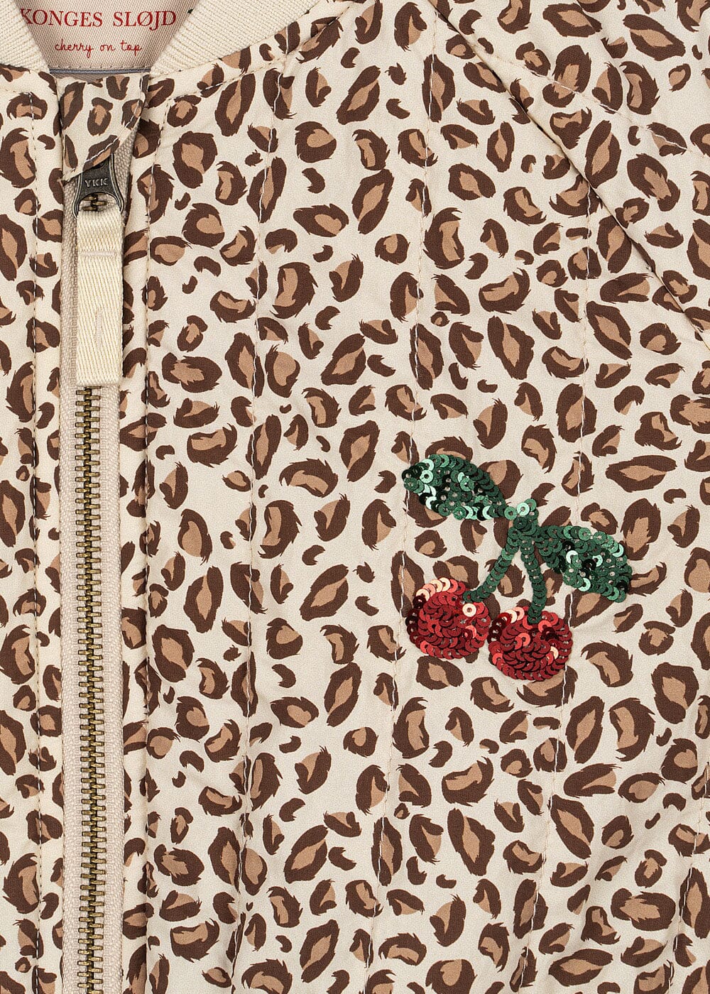 Konges Sløjd - Juno Printed Sequin Bomber Jacket Ks104884 - Leo Jakker 