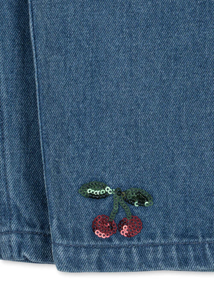 Konges Sløjd - Magot Flounce Pants Gots Ks106538 - Denim Blue Bukser 