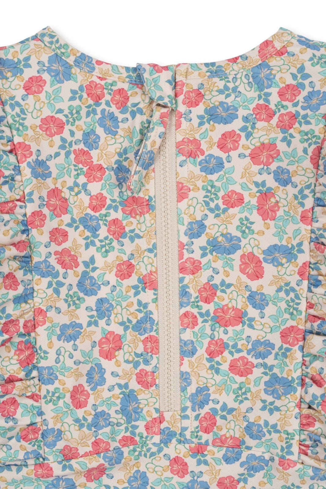 Konges Sløjd - Manuca Frill Onesie Grs Ks102511 - Fiola