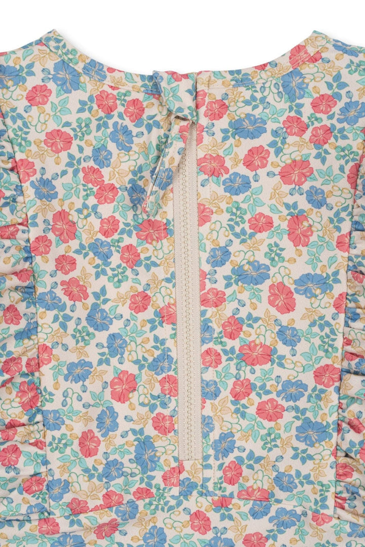 Konges Sløjd - Manuca Frill Onesie Grs Ks102511 - Fiola