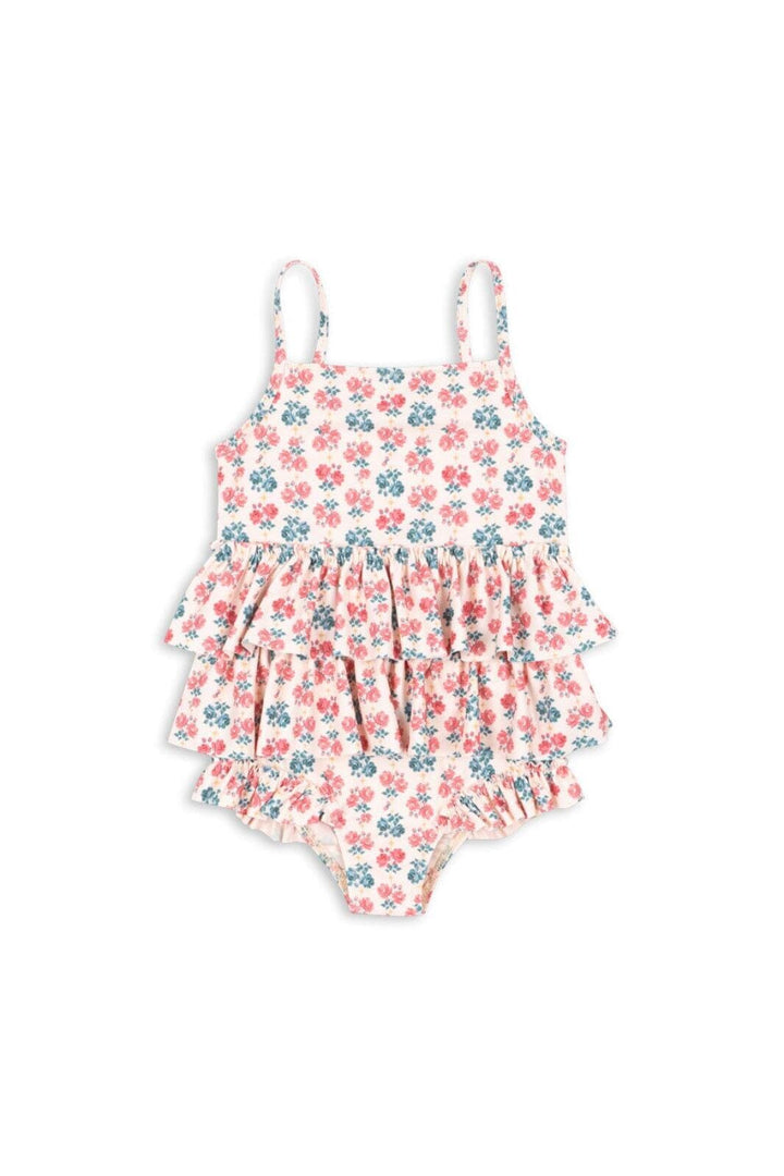 Konges Sløjd - Manuca Frill Swimsuit Grs Ks104988 - Lumina Rose Badedragter 